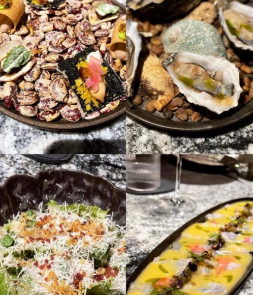 Ngoài khoảnh khắc tình tứ bên chồng Phanh Lee còn chia sẻ hình ảnh bữa ăn tối sang trọng, lãng mạn và tận hưởng không gian 2 người đầy ngọt ngào.