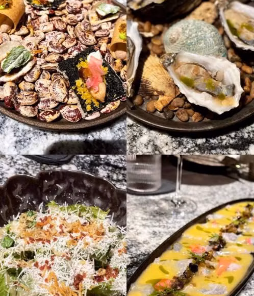 Ngoài khoảnh khắc tình tứ bên chồng Phanh Lee còn chia sẻ hình ảnh bữa ăn tối sang trọng, lãng mạn và tận hưởng không gian 2 người đầy ngọt ngào.