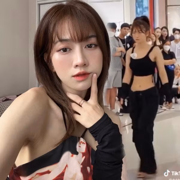 Tuy nhiên khi thi Hoa hậu chưa xong, mới đây nữ TikToker lại tiếp tục xuất hiện tại buổi casting người mẫu gây chú ý.