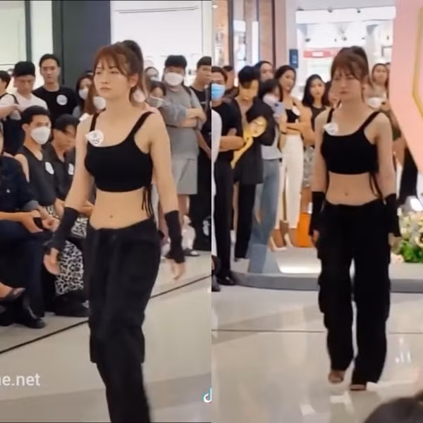 Từ cách đánh tay đến sải bước của người đẹp vẫn chưa đạt chuẩn để có thể xuất hiện trên sàn chuyên nghiệp.