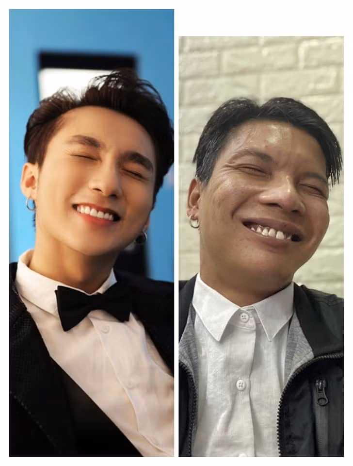 Lần xuất hiện này, Lộc Fuho phong độ, lịch lãm, đặc biệt gương mặt khác hẳn với hình ảnh thường thấy.