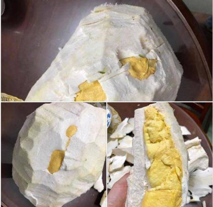 Có người ngây thơ đến mức gọt sầu riêng như gọt dưa ư?