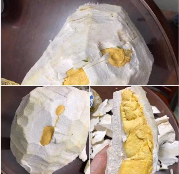 Có người ngây thơ đến mức gọt sầu riêng như gọt dưa ư?