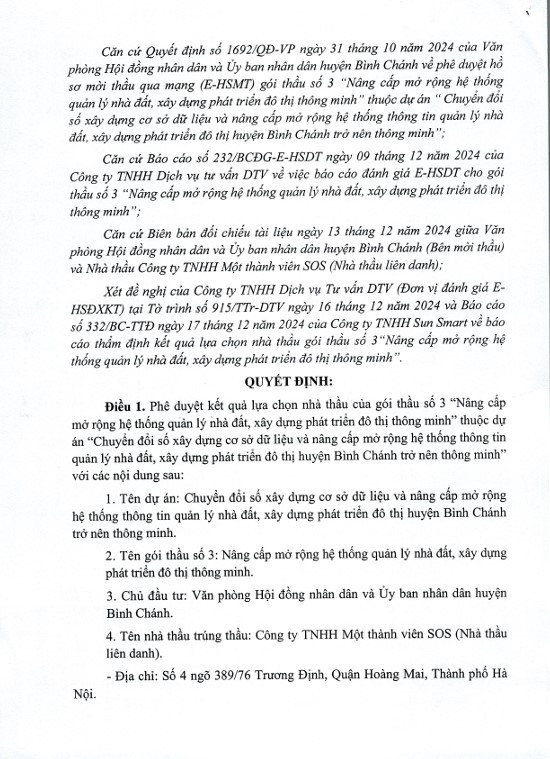 TP HCM: Trong mot ngay lien danh SOS - Giai Phap trung 3 goi thau tai Binh Chanh-Hinh-5