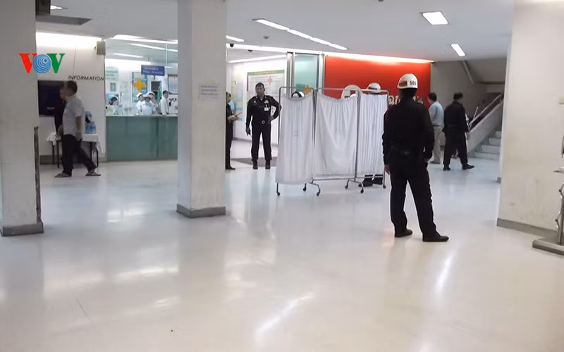 Khu vực cấp cứu của bệnh viện Chulalongkorn Memorial.