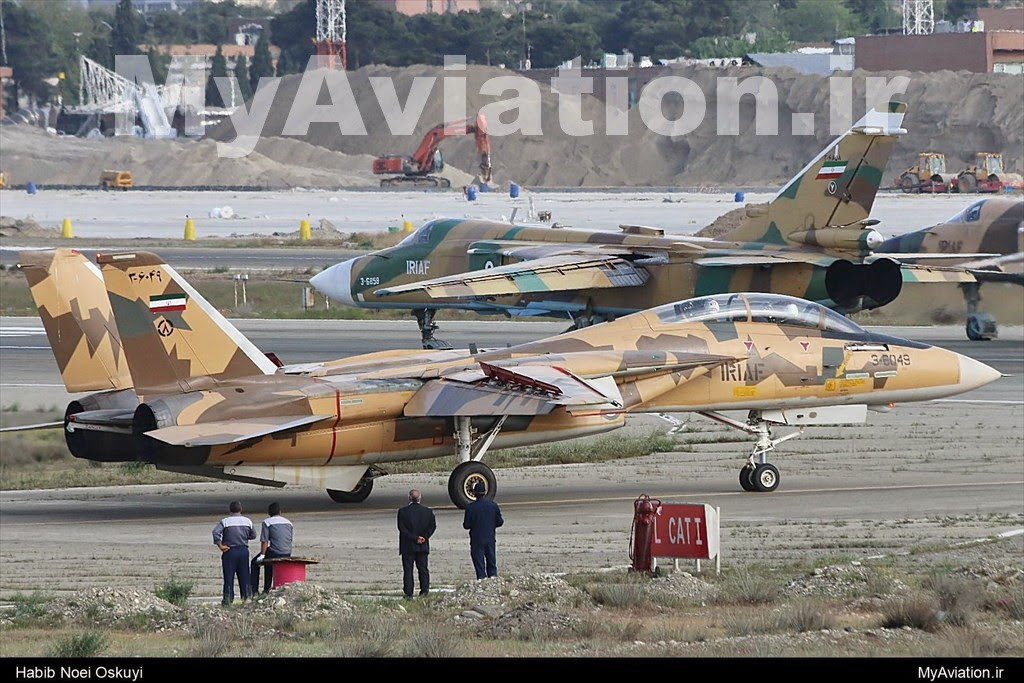 Không quân Iran mới thực sự là mối lo ngại với phương Tây và các quốc gia trong khu vực. Nước này hiện có tổng cộng khoảng 509 chiến đấu cơ trong đó có 142 tiêm kích, 165 cường kích và hơn 100 máy bay huấn luyện có thể sử dụng như tiêm kích hạng nhẹ. Nguồn ảnh: Myaviation.