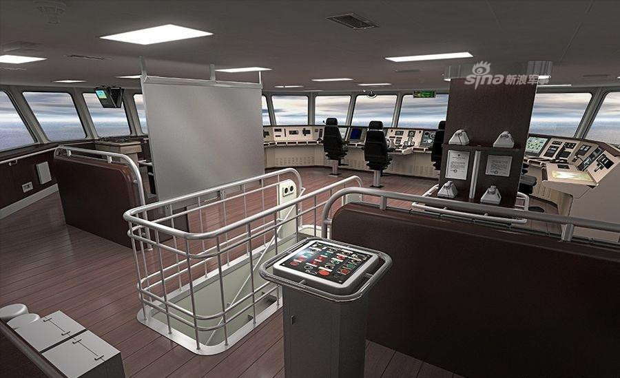 Những hình ảnh dựng trên máy tính được Nga công bố cho thấy nội thất của tàu tuần tra Okean hiện đại vượt bậc, thậm chí so với nhiều loại tàu hải quân khác mà Nga đang sử dụng, Okean còn hiện đại hơn nhiều. Nguồn ảnh: Sina.