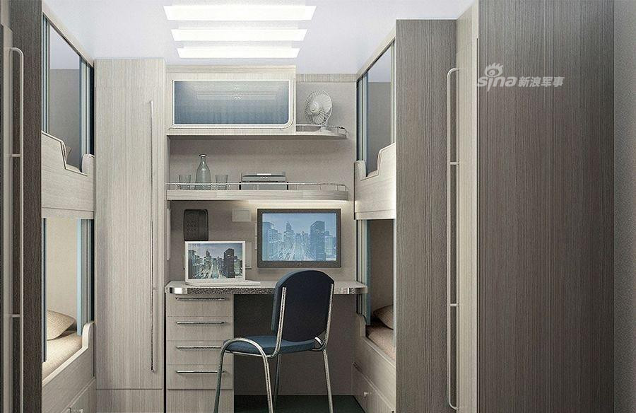 Trong khi đó phòng ngủ dành cho thuỷ thủ đoàn dù vẫn sử dụng cấu trúc giường tầng thường thấy để tiết kiệm diện tích nhưng không gian sinh hoạt là rộng rãi hơn rất nhiều. Nguồn ảnh: Sina.