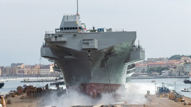 Hiện tại trong biên chế của Hải quân Italia đang có hai tàu sân bay một chiếc là Giuseppe Garibaldi được nhập biên chế từ năm 1985 và chiếc còn lại là Cavour được nhập biên chế từ năm 2008. Nguồn ảnh: Sina.