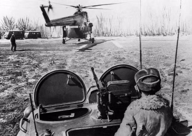 Lực lượng Biên phòng Liên Xô được trang bị đầy đủ từ thiết giáp cho tới trực thăng để đảm bảo hoàn thành tốt nhất nhiệm vụ được giao. Nguồn ảnh: TASS.