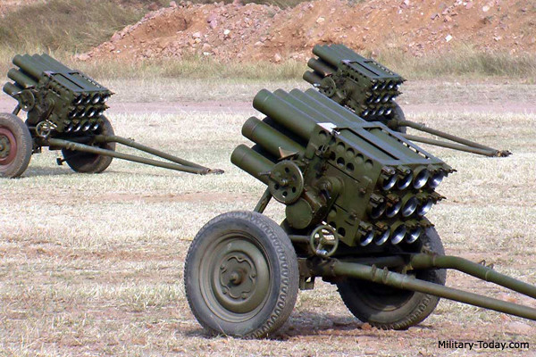 Có tổng cộng lượng rất nhẹ chỉ 600 kg, khẩu pháo phản lực này cũng có kích thước cực kỳ gọn gàng, chỉ dài 2,9 mét và rộng 1,65 mét kèm theo đó là chiều cao tính cả bánh xe là 0,9 mét. Theo tài liệu hướng dẫn của Trung Quốc, pháo phản lực Type 63 có kíp chiến đấu là 5 người. Nguồn ảnh: QQ.