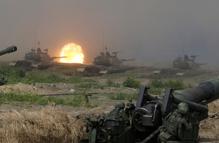 Bắt đầu từ năm 2011, cuộc tập trận Hán Quang của Quân đội Đài Loan mới bắt đầu diễn ra thường niên, mỗi năm một lần vào đầu mùa hè. Nguồn ảnh: Reuters.