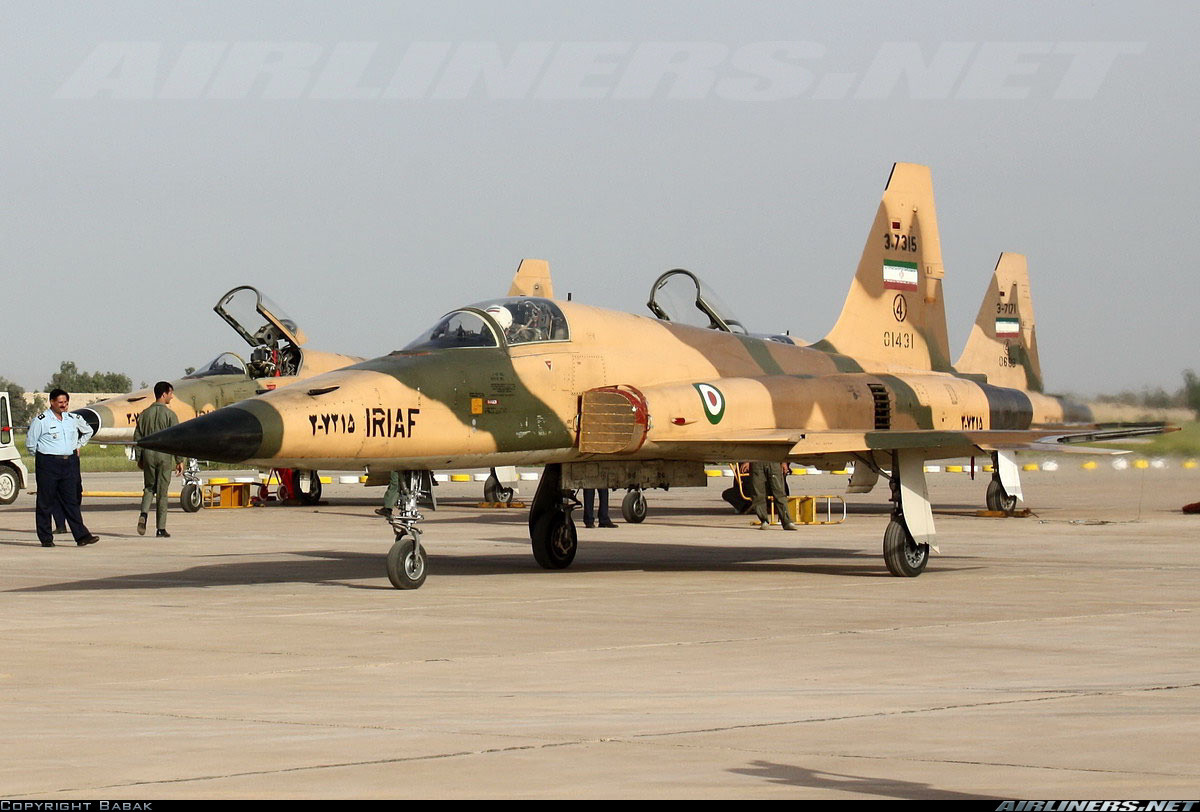 Loại chiến đấu cơ đa năng nhiều thứ hai trong kho vũ khí của Iran cũng vẫn là loại tiêm kích được nước này mua từ Mỹ, đó là F-5 Tiger II với số lượng 60 chiếc. Nguồn ảnh: Airliners.