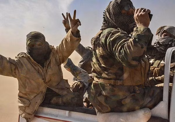 Dân quân Iraq đã giải phóng nhiều khu vực rộng lớn ở phía tây thành phố Mosul. Ảnh FNA