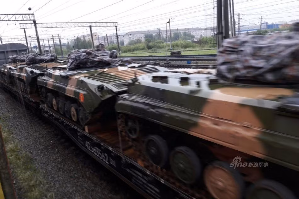 Dàn xe chiến đấu bộ binh Type 86 được đưa vào Nga.