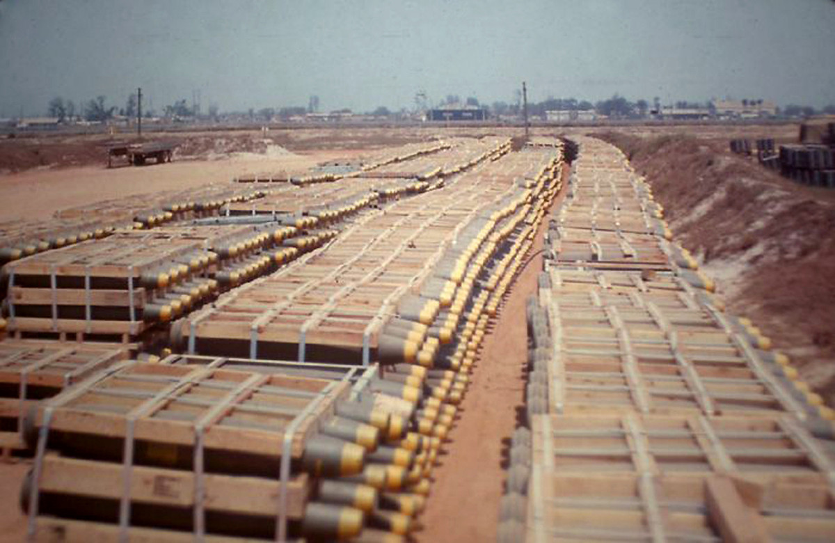 Kho bom đạn Phước Lý trước vụ nổ.