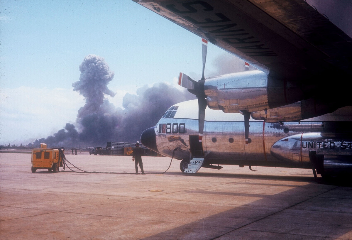 Kho có nhiều khu, phân thành nhiều lô có những bờ đất cao 2m ngăn cách. Về phía Tây khu kho có bồn chứa xăng và hàng trăm phuy xăng, sử dụng cấp cho các sân bay của Quân đoàn I...
