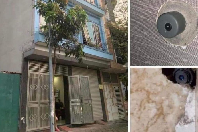 Vu phat hien camera giau trong phong tam: “Hanh vi coi thuong phap luat“