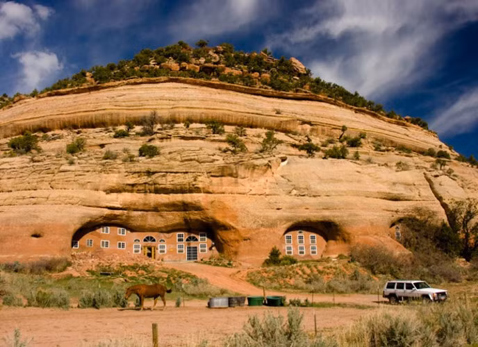 Nhà Montezuma Canyon là một công trình tuyệt đẹp của con người tại hẻm núi. (ảnh: Brainjet).