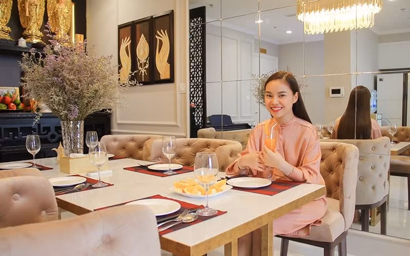 Nội thất sang trọng, phong cách châu Âu.