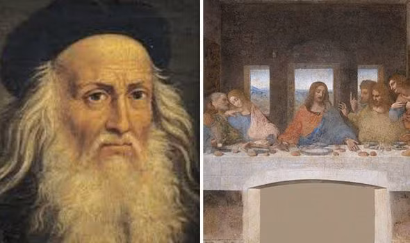 Bức tranh trên mô tả bữa tối cuối cùng của Chúa Jesus với các tông đồ. Đây là một trong những bức tranh bị sao chép nhiều nhất từ trước đến nay.