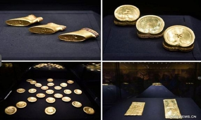 Các nhà khảo cổ nhận định lượng vàng khai quật từ mộ của Lưu Hạ là lớn nhất trong những ngôi mộ nhà Hán từng được phát hiện từ trước đến nay.
