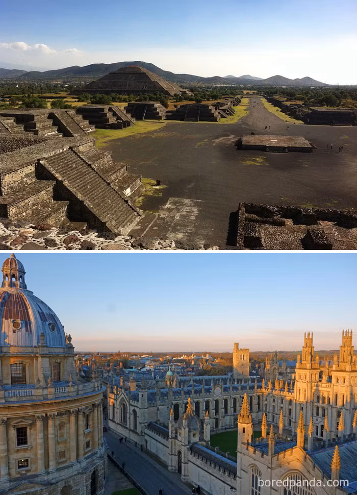 Đại học Oxford ra đời và tồn tại hàng trăm năm trước khi đế chế Aztec được thành lập (năm 1428).