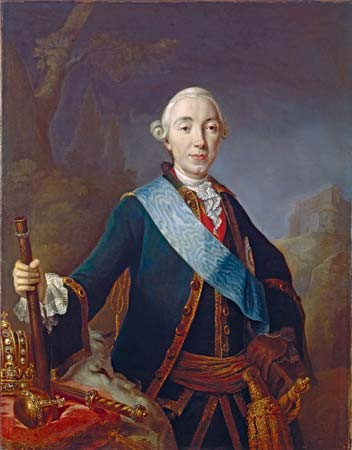 Sinh ngày 21/2/1728 tại Kiel, Đức, Sa hoàng Nga Peter III kết hôn với Catherine II (tên thật là Sophie Frederike Auguste) vào năm 1745. Catherine là con gái của hoàng tử nước Phổ.