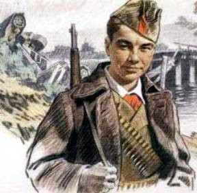 Trong cuộc chiến ấy, quân đội phát xít Đức với sự hỗ trợ của súng máy đã khiến lực lượng Liên Xô gặp nhiều tổn thất.