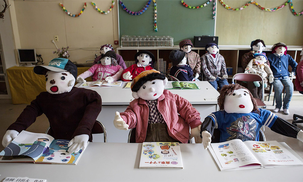 Ngôi làng búp bê ở Nhật, khắp nơi đều là bù nhìn Ngoi lang bup be o Nhat, khap noi deu la bu nhin