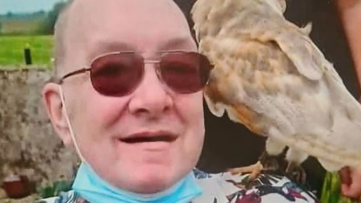 Nguoi dan ong bi mot con ga 