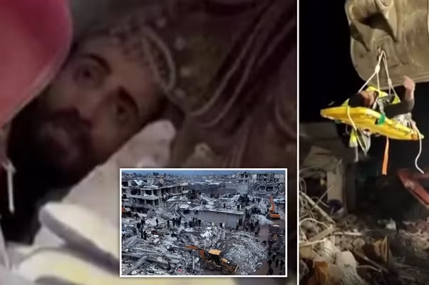 Nguoi song sot hat mung khi duoc giai cuu sau 6 ngay mac ket