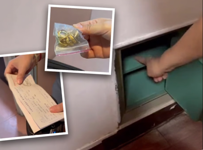 Thuê nhà ở, người phụ nữ phát hiện cả két sắt chứa tiền vàng Thue nha o, nguoi phu nu phat hien ca ket sat chua tien vang