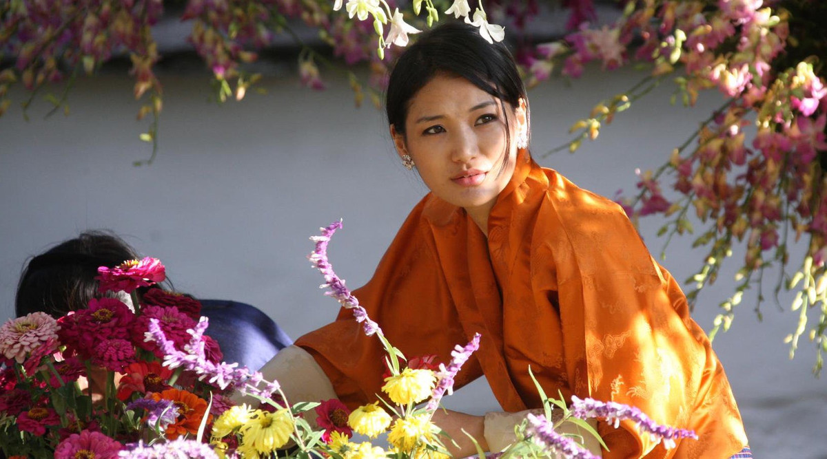 Ở tuổi 33, Hoàng hậu Butan vẫn duy trì sắc vóc bền bỉ với thời gian của mình.