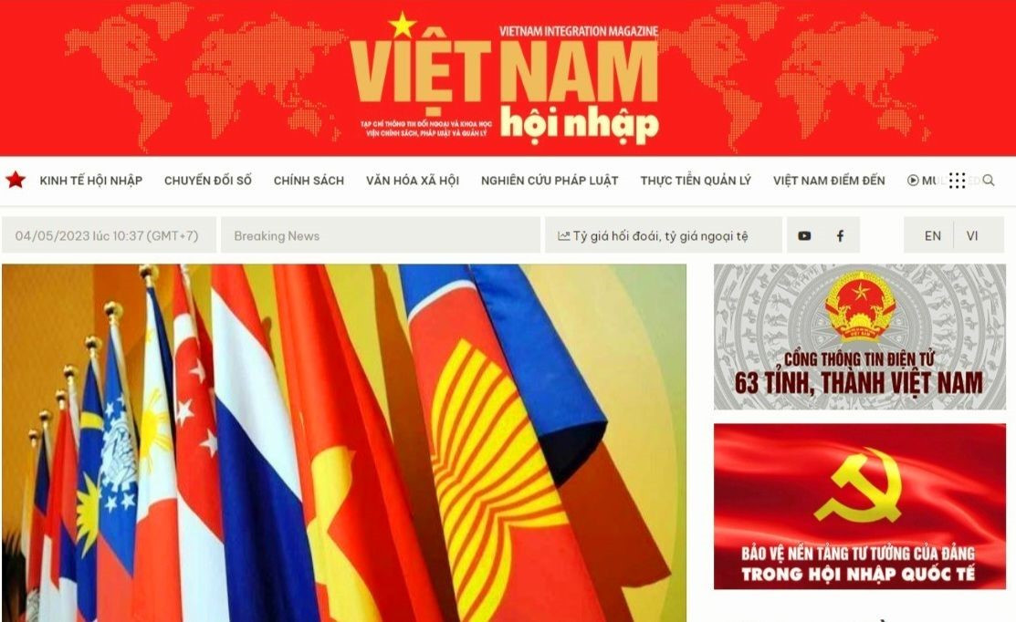 Tap chi Viet Nam Hoi nhap mo chuyen muc Bao ve nen tang tu tuong cua Dang trong hoi nhap quoc te