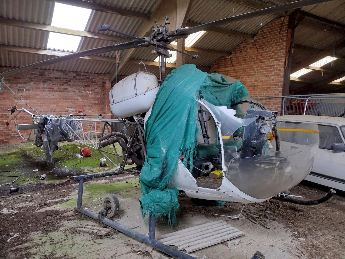 Trong trang trại này còn có một chiếc trực thăng. Ảnh: Urbexcr, Getty.