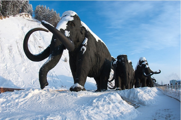 9. Khanty-Mansiysk: Thời xưa, khu vực này là nơi sinh sống của những con voi ma mút lông mịn. Ở đây, ngay trung tâm của Siberia, mùa đông đến vào giữa mùa thu, tuyết trắng bao phủ rừng taiga.