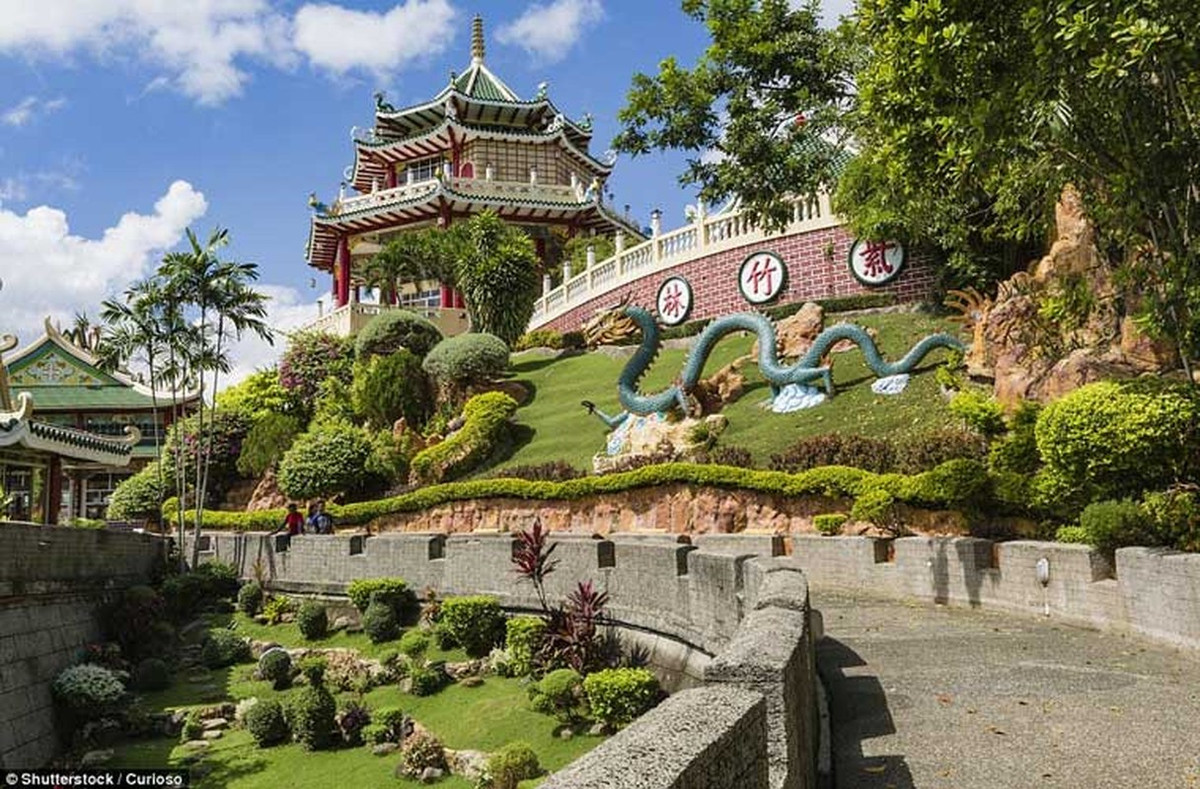 Ngôi chùa Đạo giáo ở Cebu, Philippines.