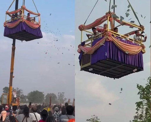 Nhà sư Thái Lan gây sốt với màn rải tiền ăn mừng sinh nhật Nha su Thai Lan gay sot voi man rai tien an mung sinh nhat