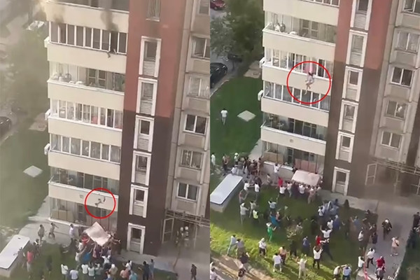 Kich tinh man giai cuu be trai khoi dam chay chung cu 16 tang