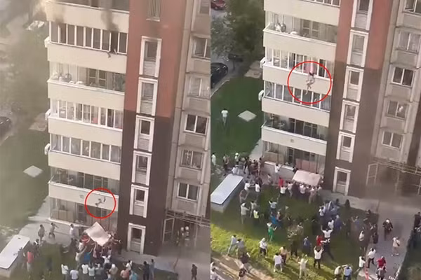 Kich tinh man giai cuu be trai khoi dam chay chung cu 16 tang