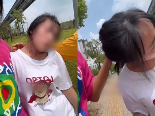 “Cap” voi bo hoc sinh, co giao mam non bi loi di dieu pho