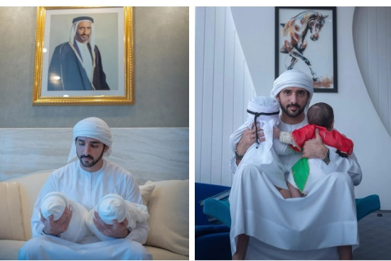 Tháng 5/2021, thái tử Dubai chào đón hai con đầu lòng, một cặp song sinh một trai, một gái.