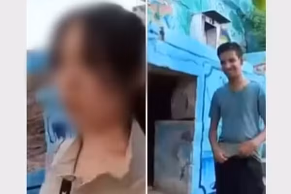 Dang livestream o An Do, nu du khach Han bi quay roi