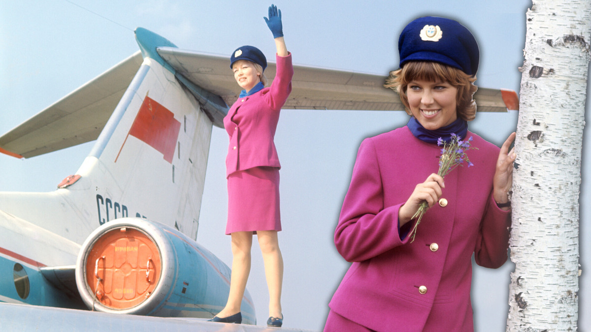 Vào những năm 1960, đồng phục tiếp viên hàng không Liên Xô đã được thiết lập trên tất cả các loại chuyến bay trong và ngoài nước.