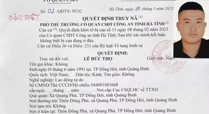 Truy nã đặc biệt đối tượng cầm đầu đường dây cá độ 6.000 tỷ Truy na dac biet doi tuong cam dau duong day ca do 6.000 ty