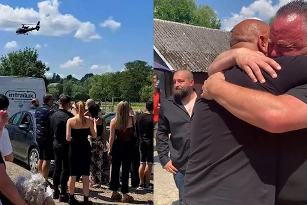 Người đàn ông giả chết rồi đến đám tang mình bằng trực thăng Nguoi dan ong gia chet roi den dam tang minh bang truc thang