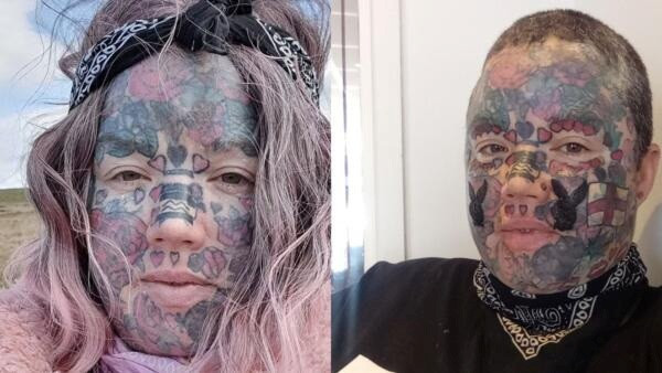 Bà mẹ không xin được việc vì có tới 800 hình xăm trên người Ba me khong xin duoc viec vi co toi 800 hinh xam tren nguoi