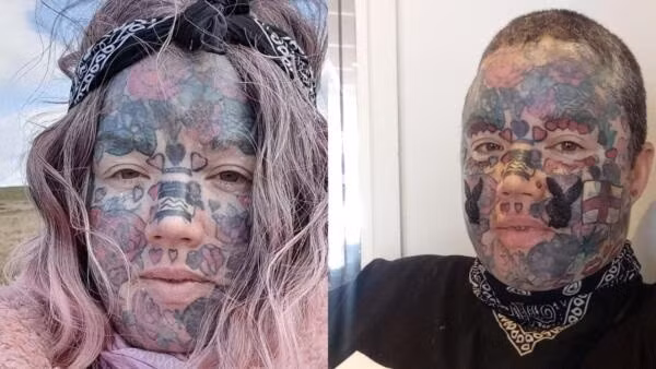 Ba me khong xin duoc viec vi co toi 800 hinh xam tren nguoi