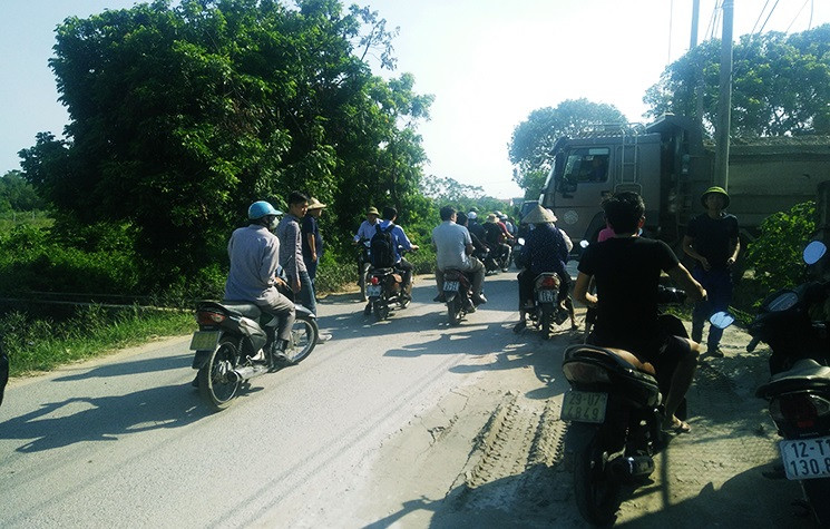 Khu vực an táng nguyên Tổng Bí thư Đỗ Mười được thi công gấp rút trong những ngày qua.